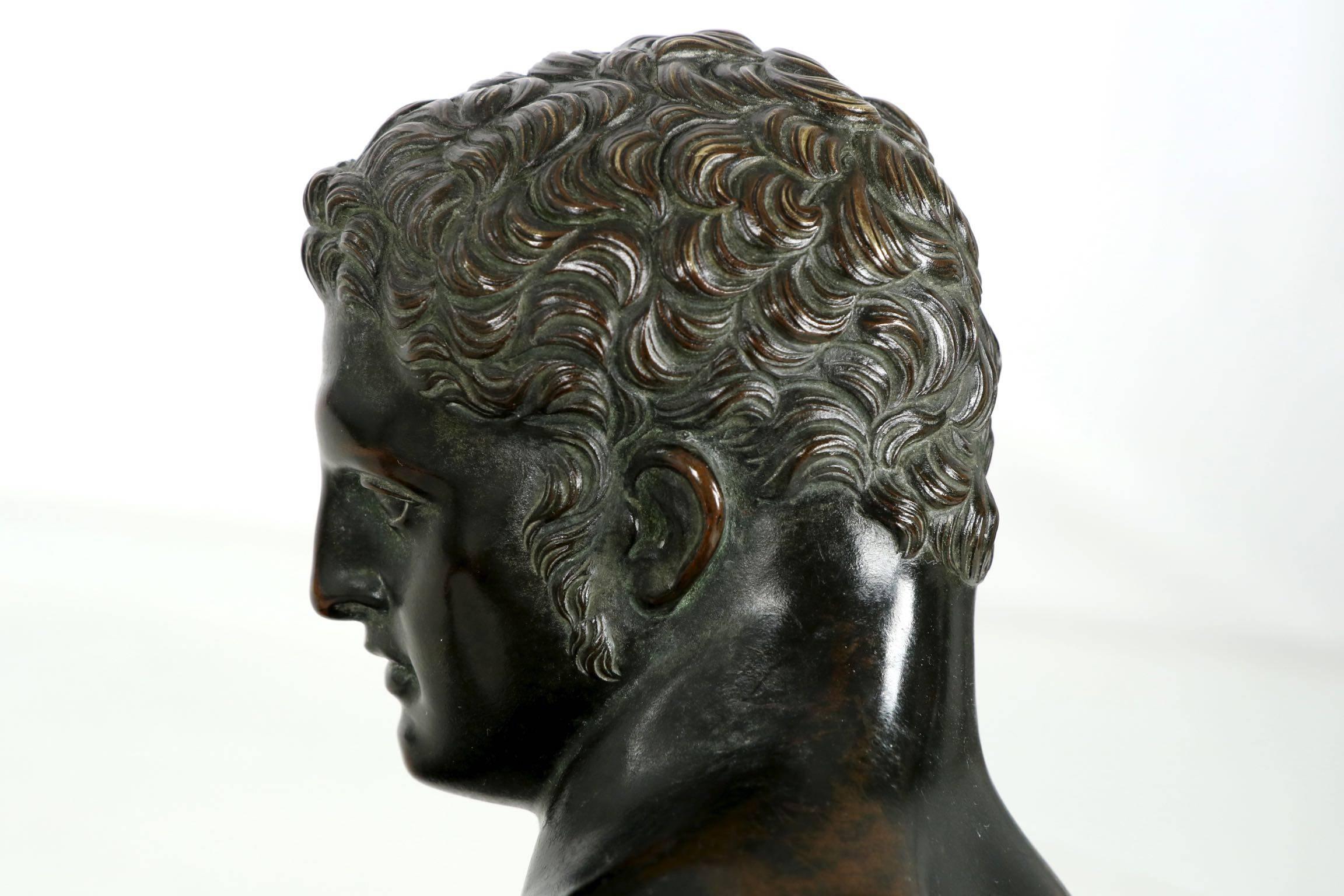 19th Century Large Italian Grand Tour Bronze Sculpture 