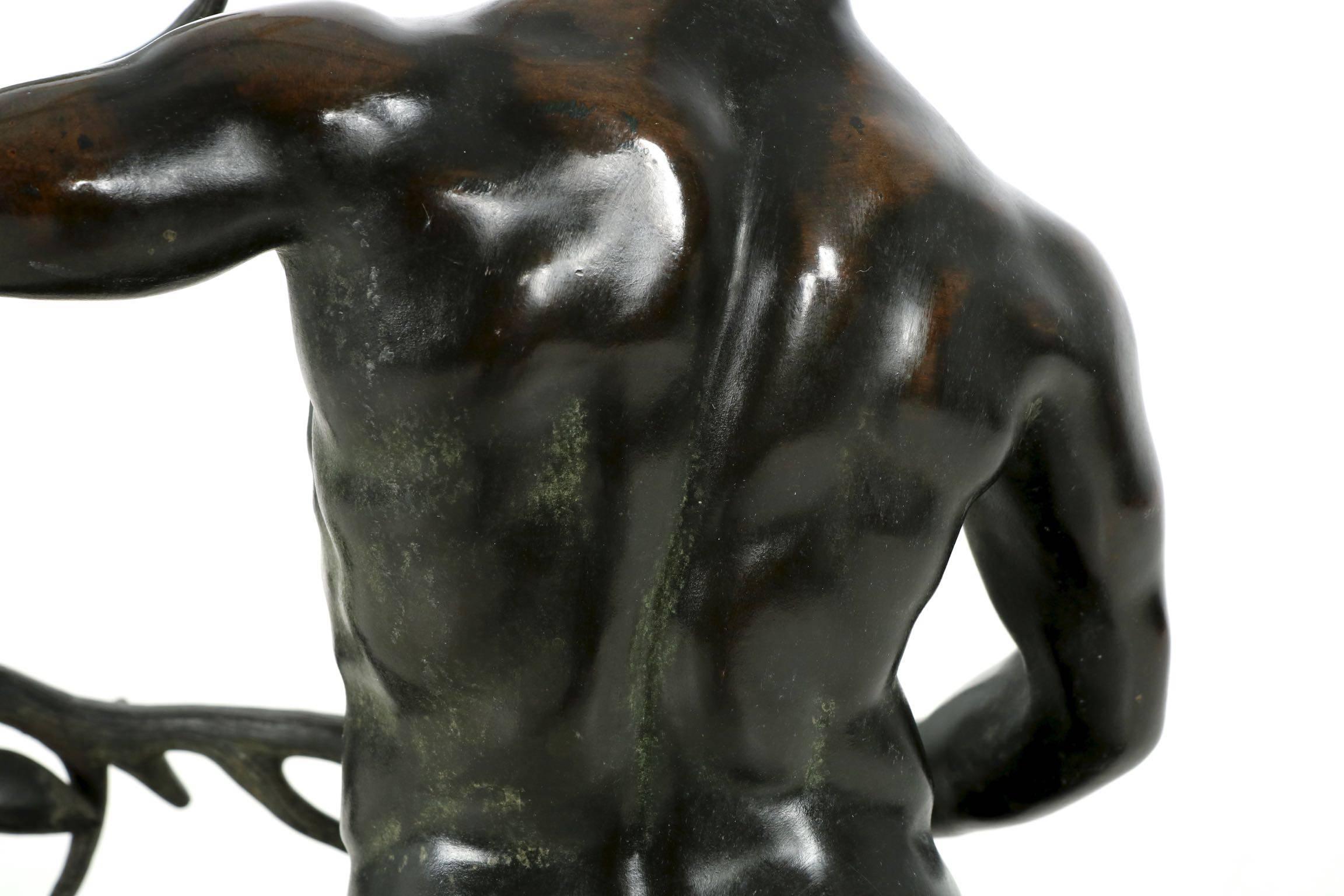 Large Italian Grand Tour Bronze Sculpture 