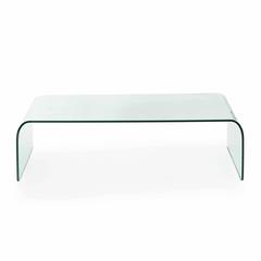 Glass Waterfall Coffee Table by Angelo Cortesi for Fiam Italia, circa 1980