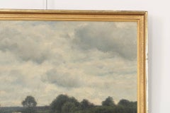 William Edward Norton Barbizon Painting "Sheep at Pasture"