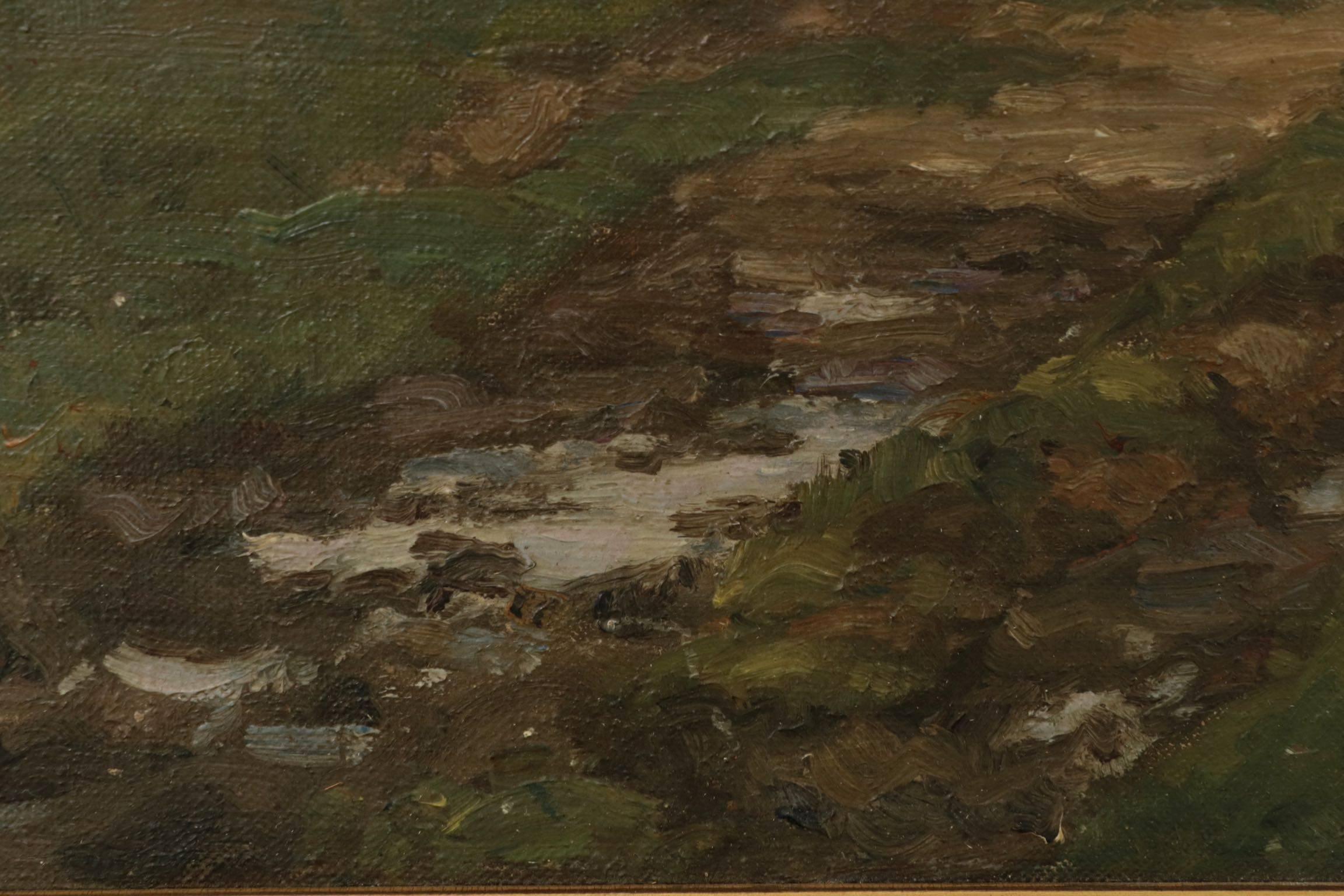 Canvas William Edward Norton Barbizon Painting 