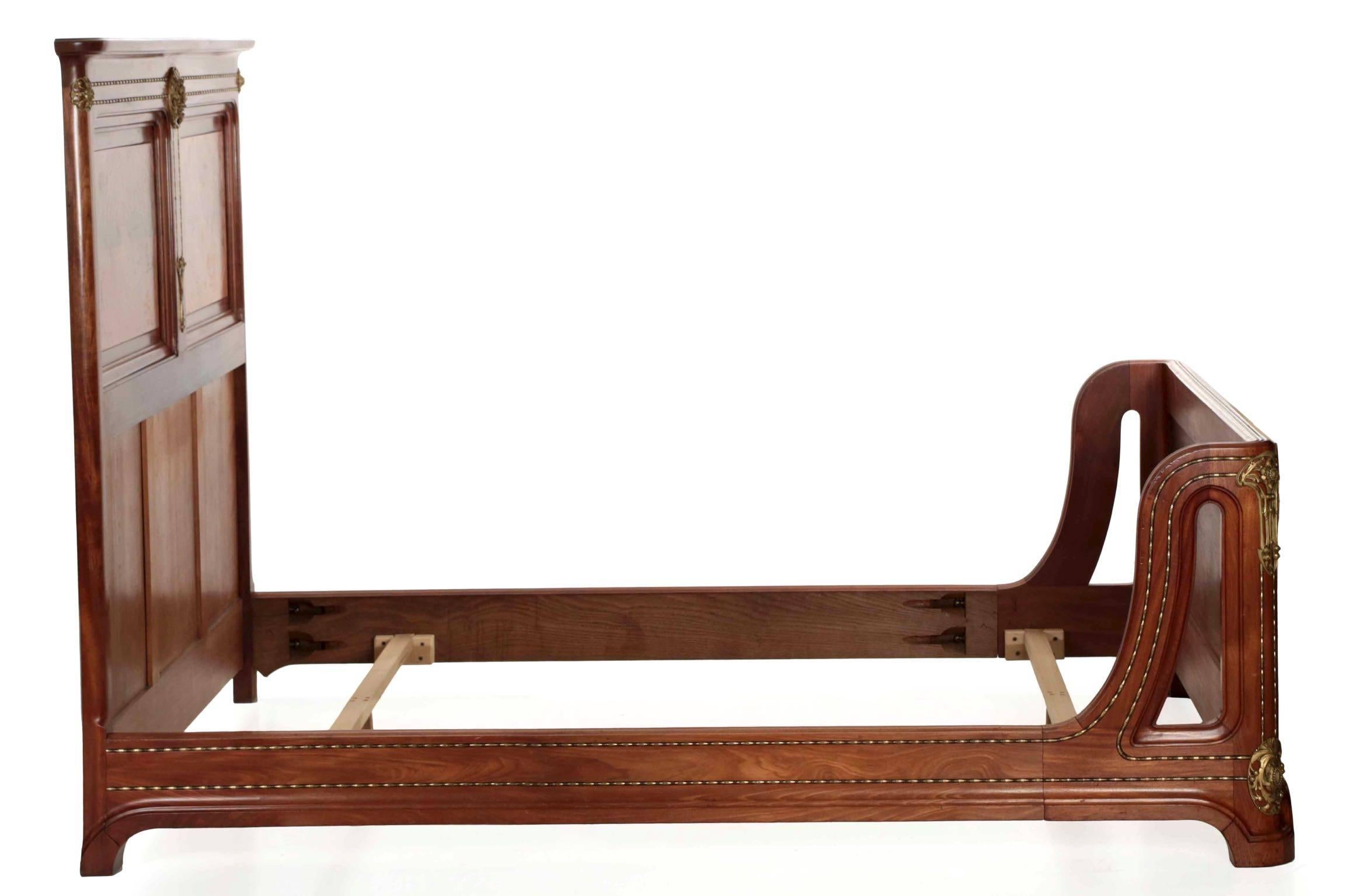 majorelle art nouveau bed.