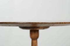 American Shaker Style Cherry Candlestand Side Table by Jack McGuire, circa 1992
