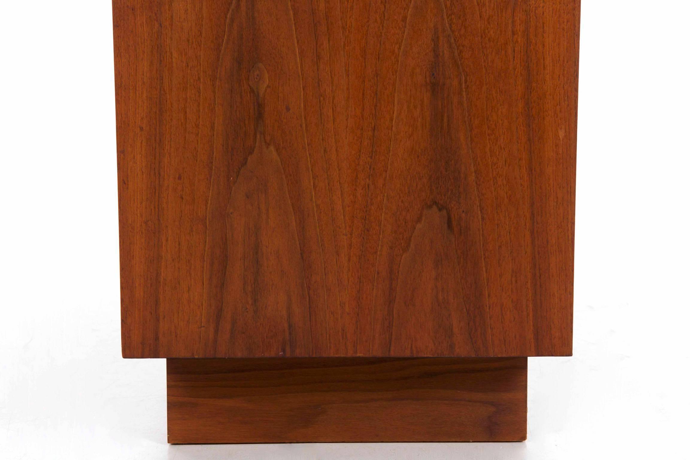 Mid-Century Modern Walnut Cabinet Credenza 1