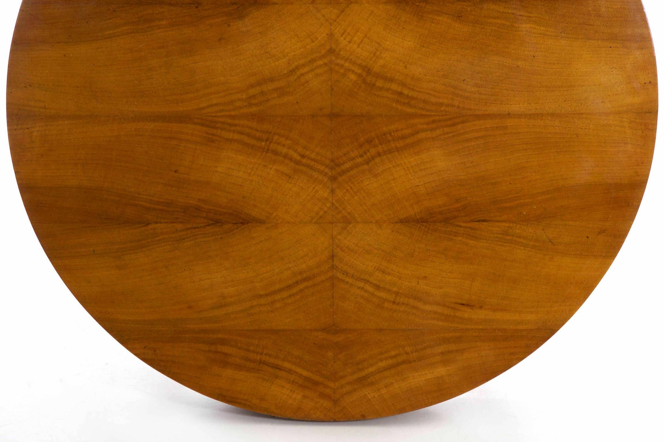 Antique Austrian Biedermeier Round Fruitwood Centre Table, circa 1825 10