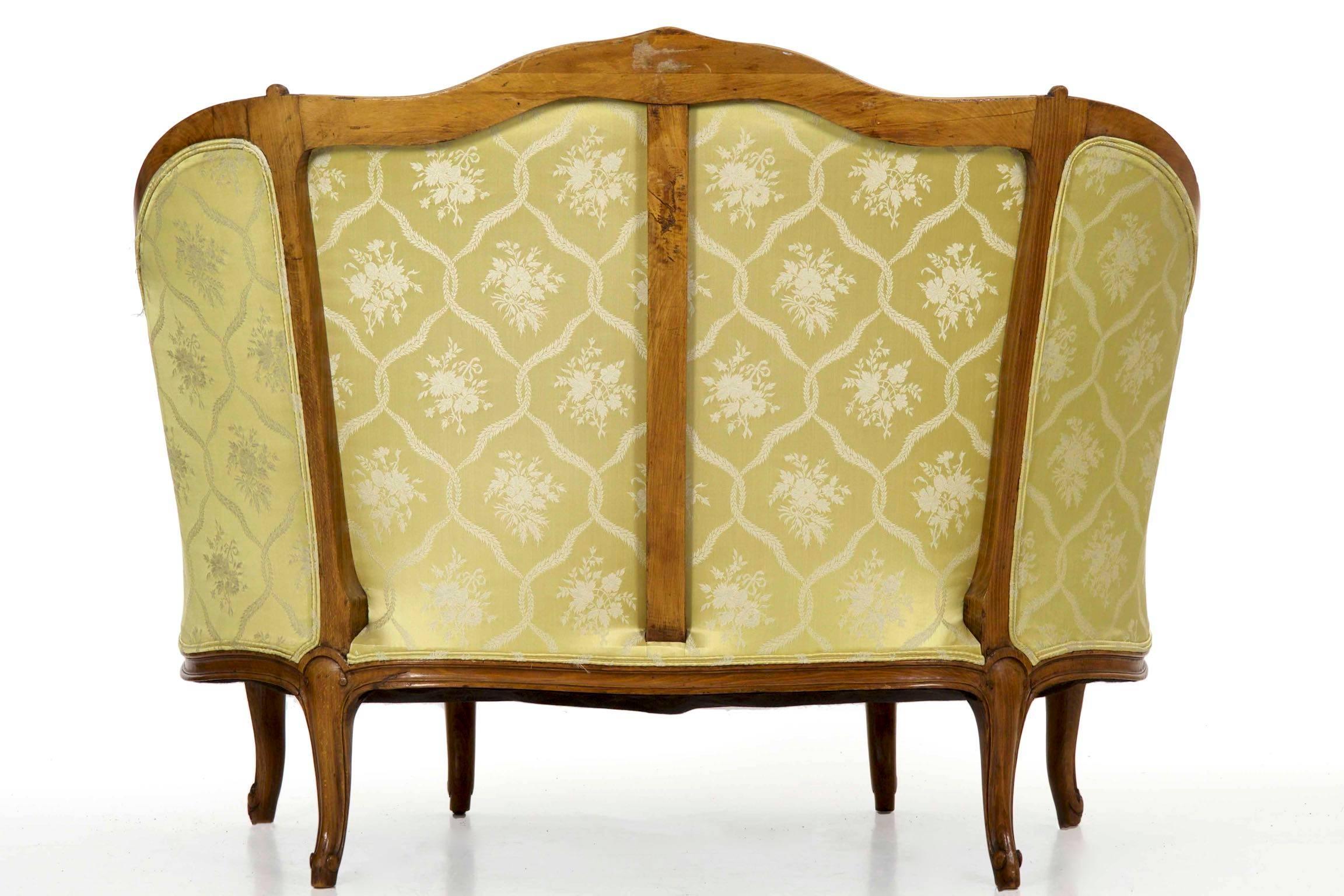 19th Century French Louis XV Style Antique Canapé Sofa Settee 8