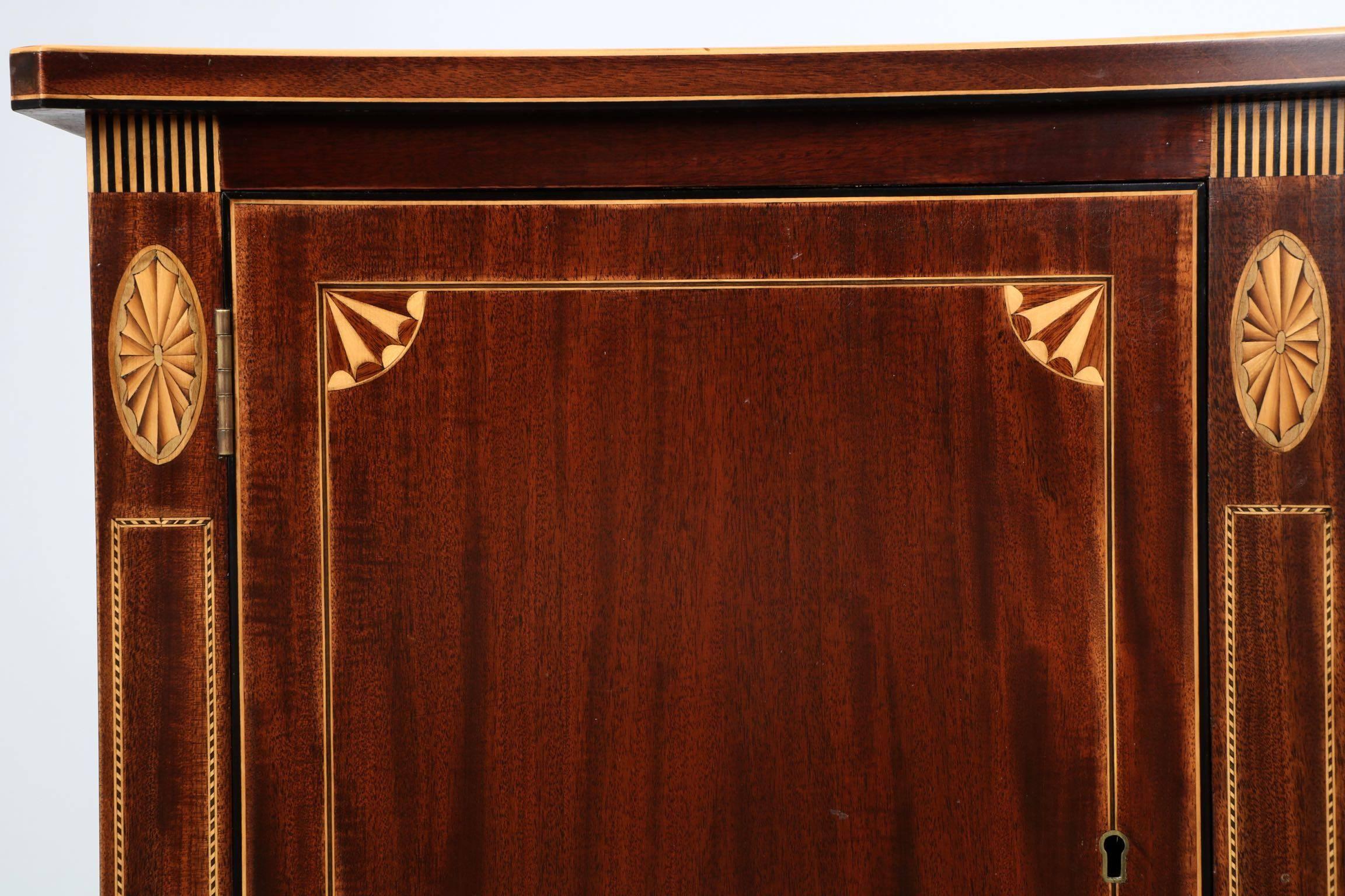 Potthast Brothers American Federal Style Inlaid Mahogany Sideboard 2