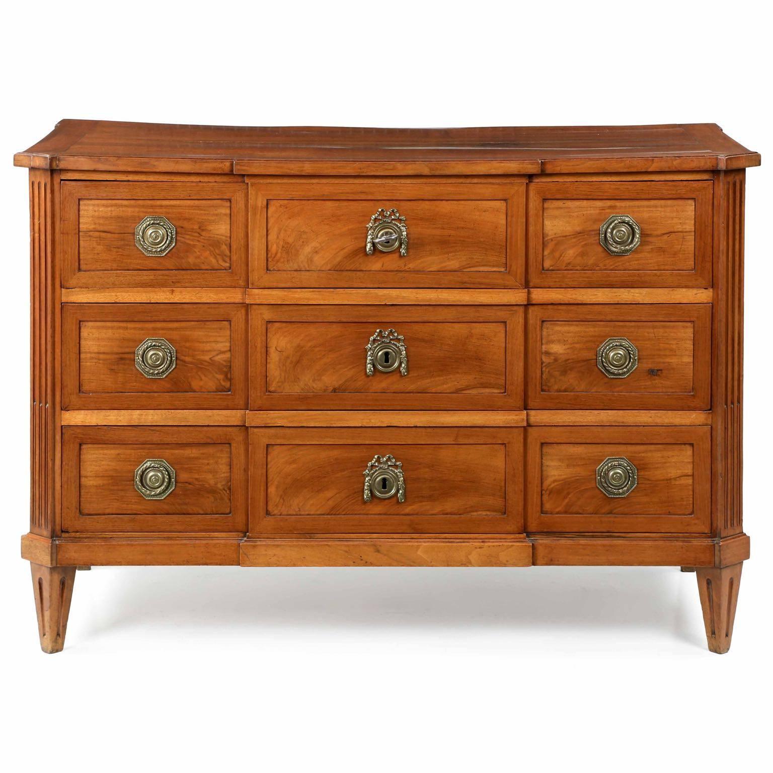 A warm and inviting piece that brings an angularity and simplicity to the interior, the mellowed patina of the golden surface is most attractive. Crafted during the last quarter of the 19th century in the manner of forms a century prior, the