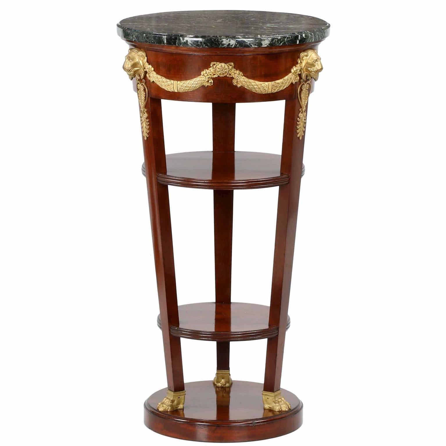bronze drip side table