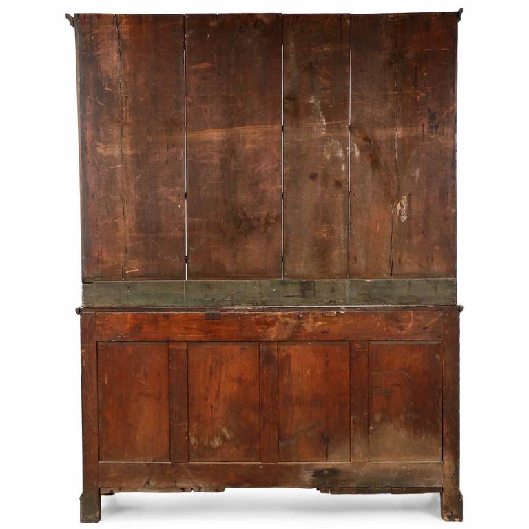 English Antique Oak Welsh Cupboard Early 19th Century at