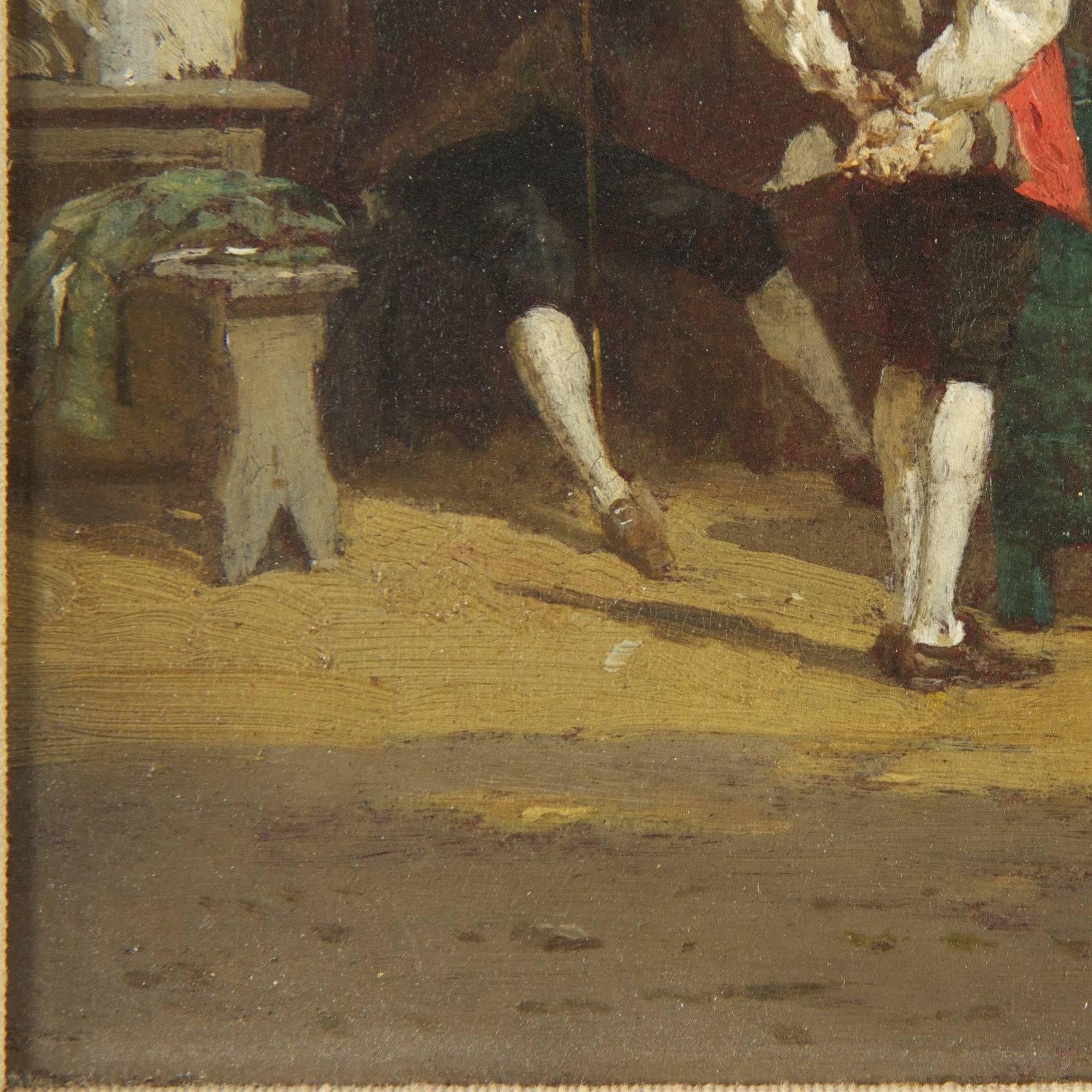 19th Century French Antique Painting of 