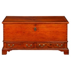 18th Century American Chippendale Walnut Blanket Chest circa 1780s