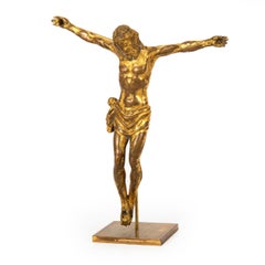 Fine German Renaissance Gilt Bronze Corpus Christi, 17th/18th Century