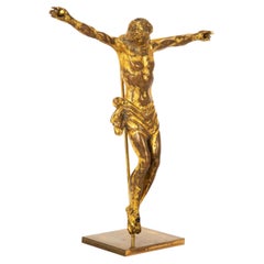 Fine German Renaissance Gilt Bronze Corpus Christi, 17th/18th Century