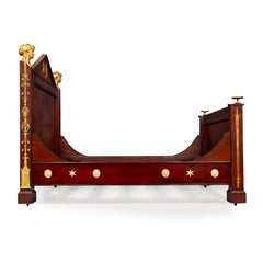 Rare Fine French Empire Mahogany Bed by Jacob-Desmalter ca. 1805-15