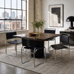 Set of 4 Mid Century Modern “CH66" Dining Chairs by Nicos Zographos