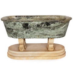 Rare Grand Tour Marble Basin Model of a Roman Bath ca. 1810