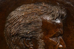 Rare Bronze Plaque Portrait of Richard Wagner by Max Bachmann ca. 1904