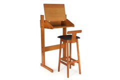 Danish Modern Teak Mid-Century Standing Desk