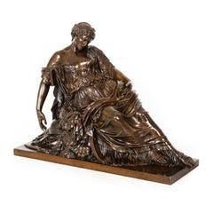 Scultura francese in bronzo “Lucrezia morente” (1868) di Jean-Baptiste Clesinger