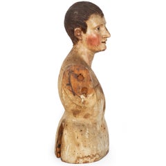 18th Century Italian Polychromed Nearly Life-Size Santos Sculpture