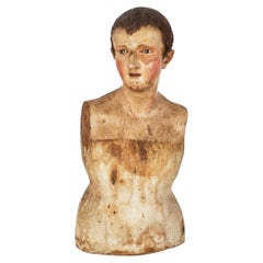 18th Century Italian Polychromed Nearly Life-Size Santos Sculpture