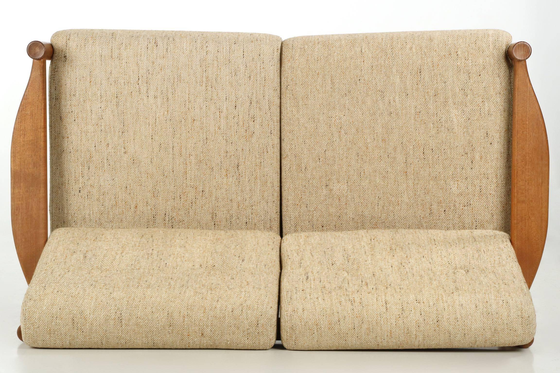 Mid-Century Modern Danish Mid-Century Sculpted Teak Lounge Chair and Sofa by Tarm Stole Møbelfabrik