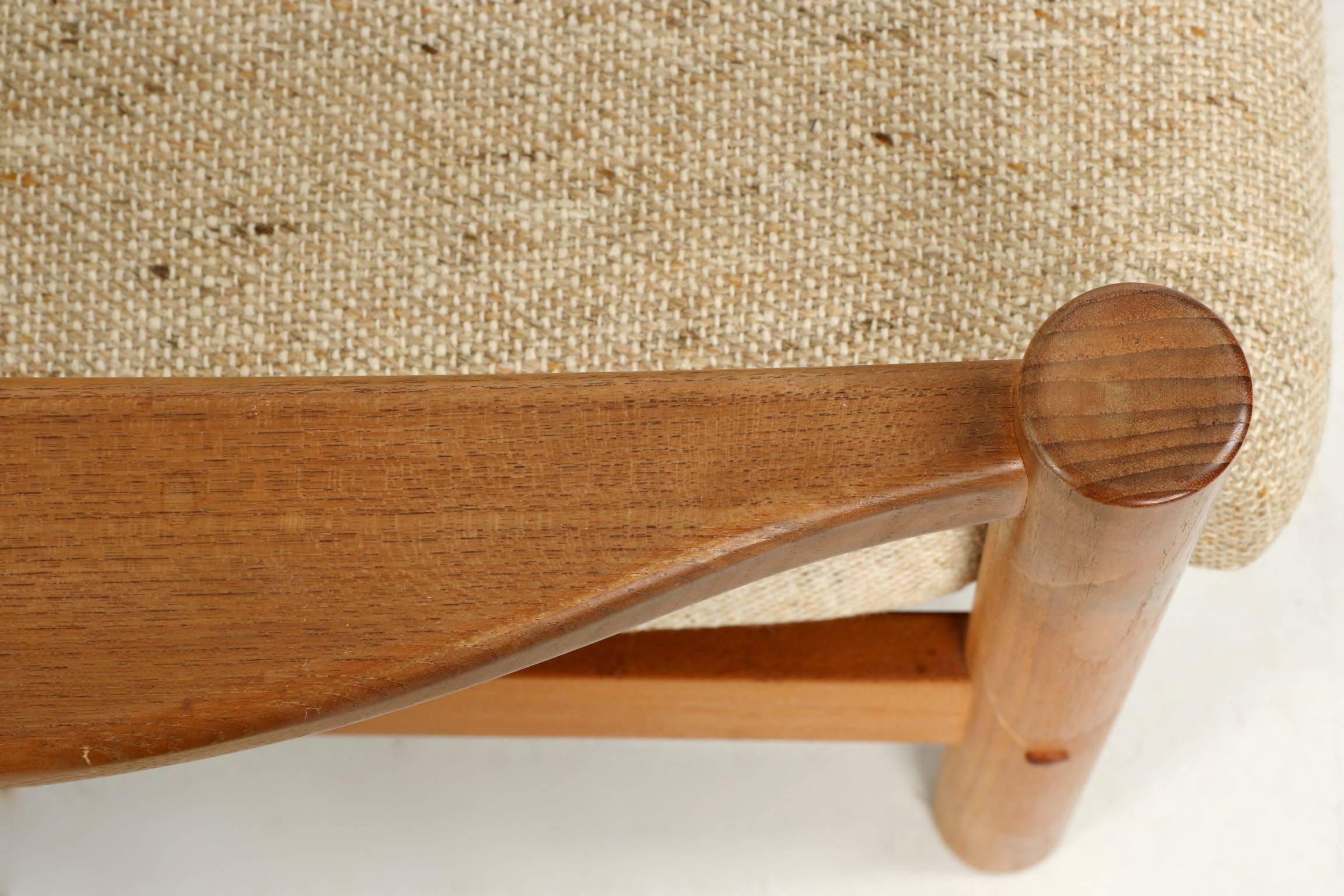Danish Mid-Century Sculpted Teak Lounge Chair and Sofa by Tarm Stole Møbelfabrik 1