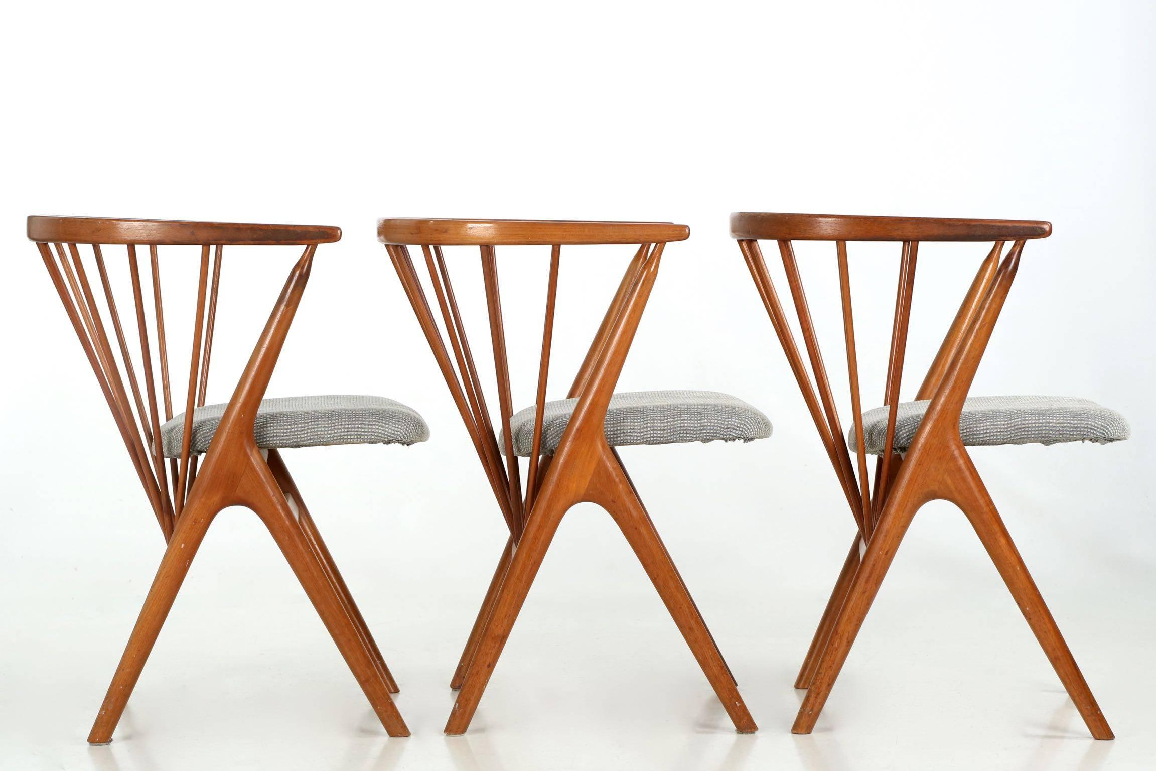 helge sibast dining chairs