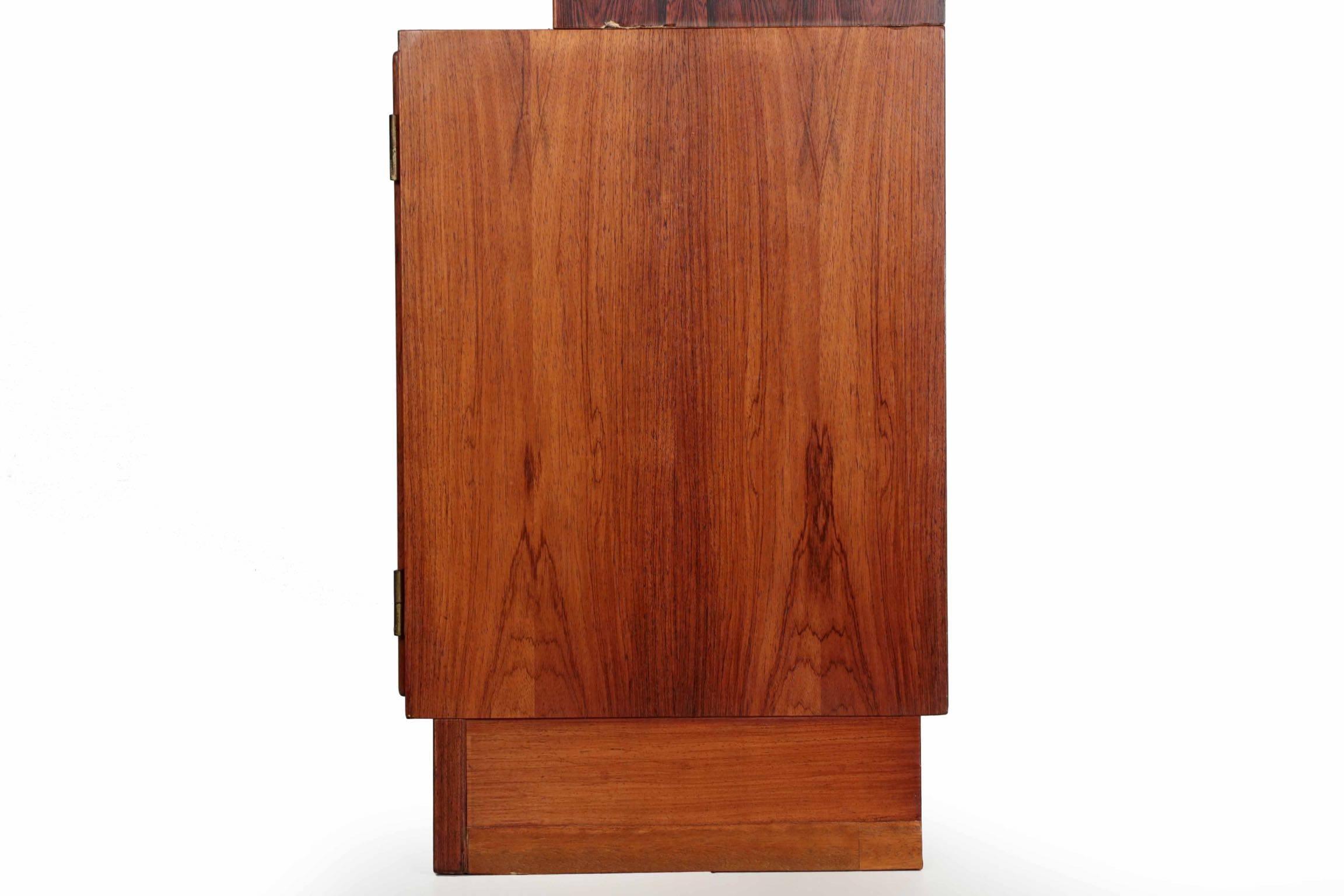 Danish Mid-Century Modern Rosewood Bookcase Cabinet by Poul Hundevad 5