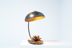Water lily lamp by Maison Charles, 1970s