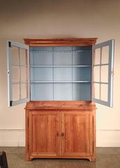 19th Century Dutch Pine Display Cabinet