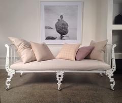 19th Century French Folding Iron Campaign Daybed