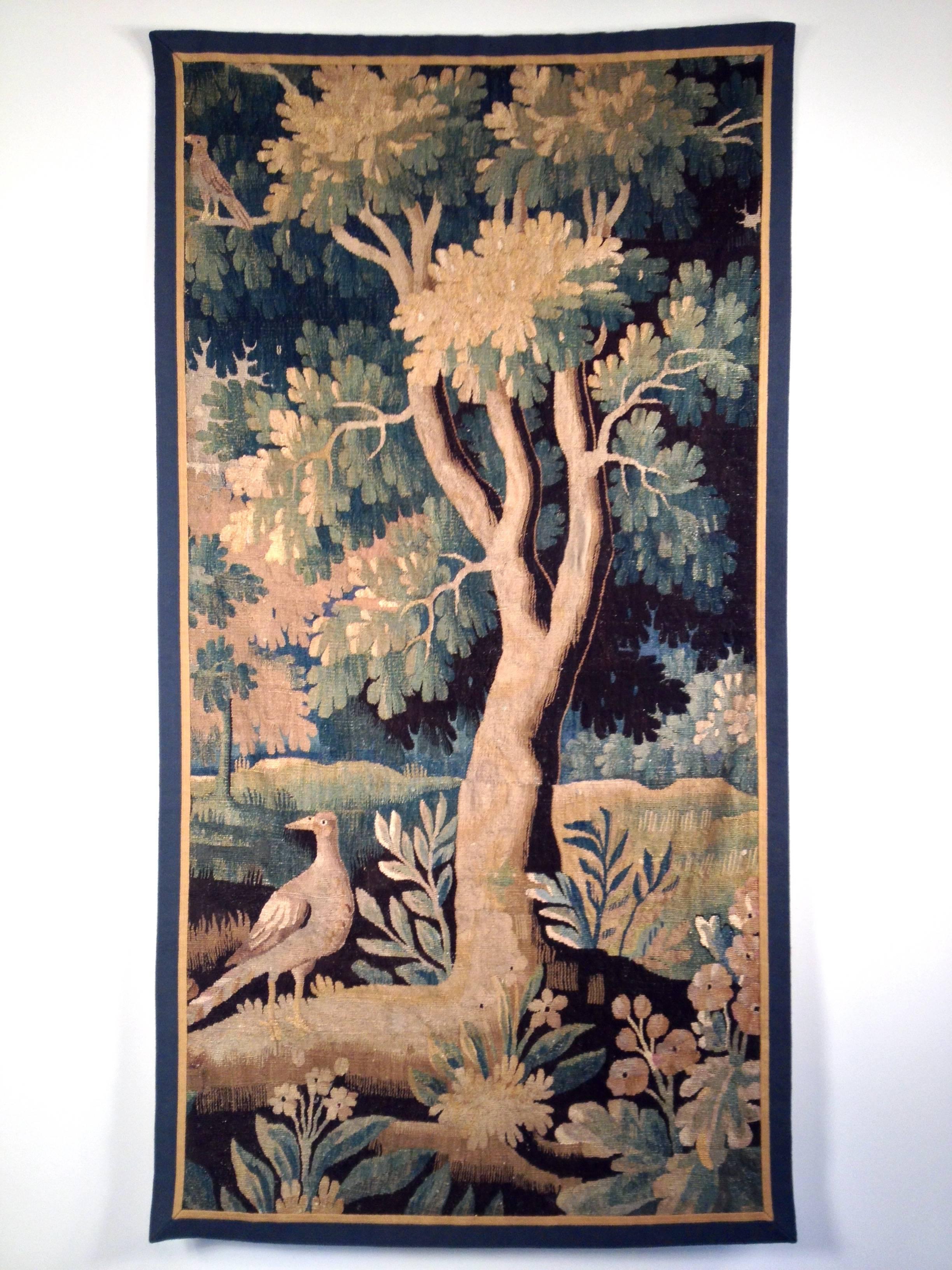 17th Century Flemish Verdure Tapestry In Good Condition For Sale In By Appointment Only, Ontario