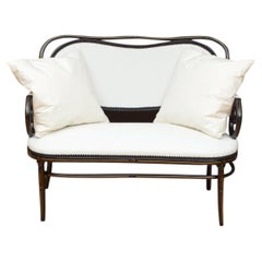Authentic Thonet Bentwood Settee Aesthetic Movement Ebonised Sofa