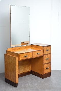 Stylish Art Deco Dressing Table Asymmetrical Vanity Table