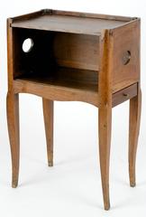 Louis XV Walnut Bedside Table