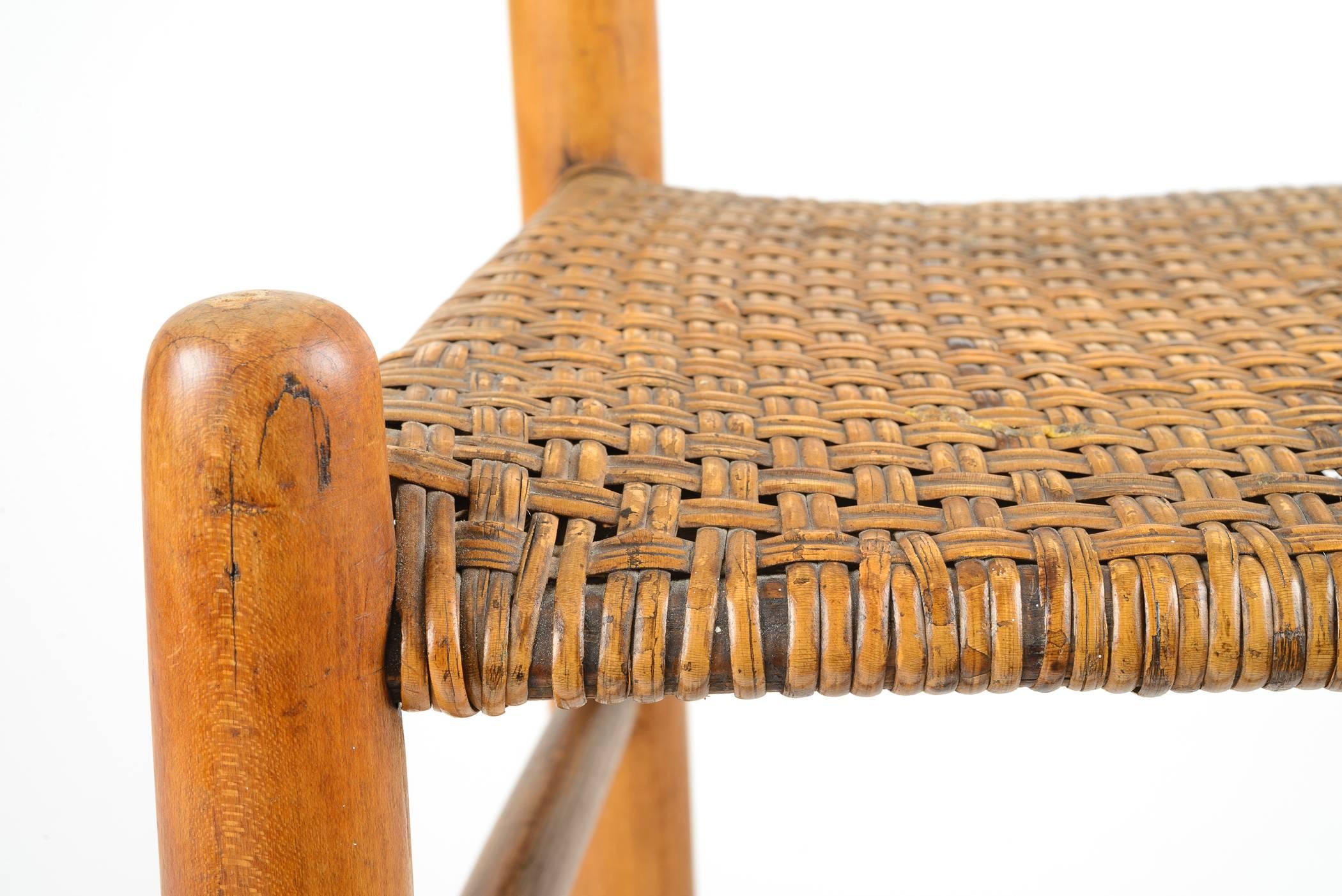 ladder back chairs with woven seats