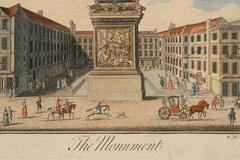 French Engraving "The Monument"