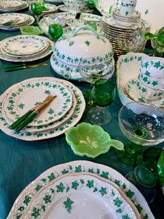 Herend “Indian Basket Green” porcelain service, 19th century