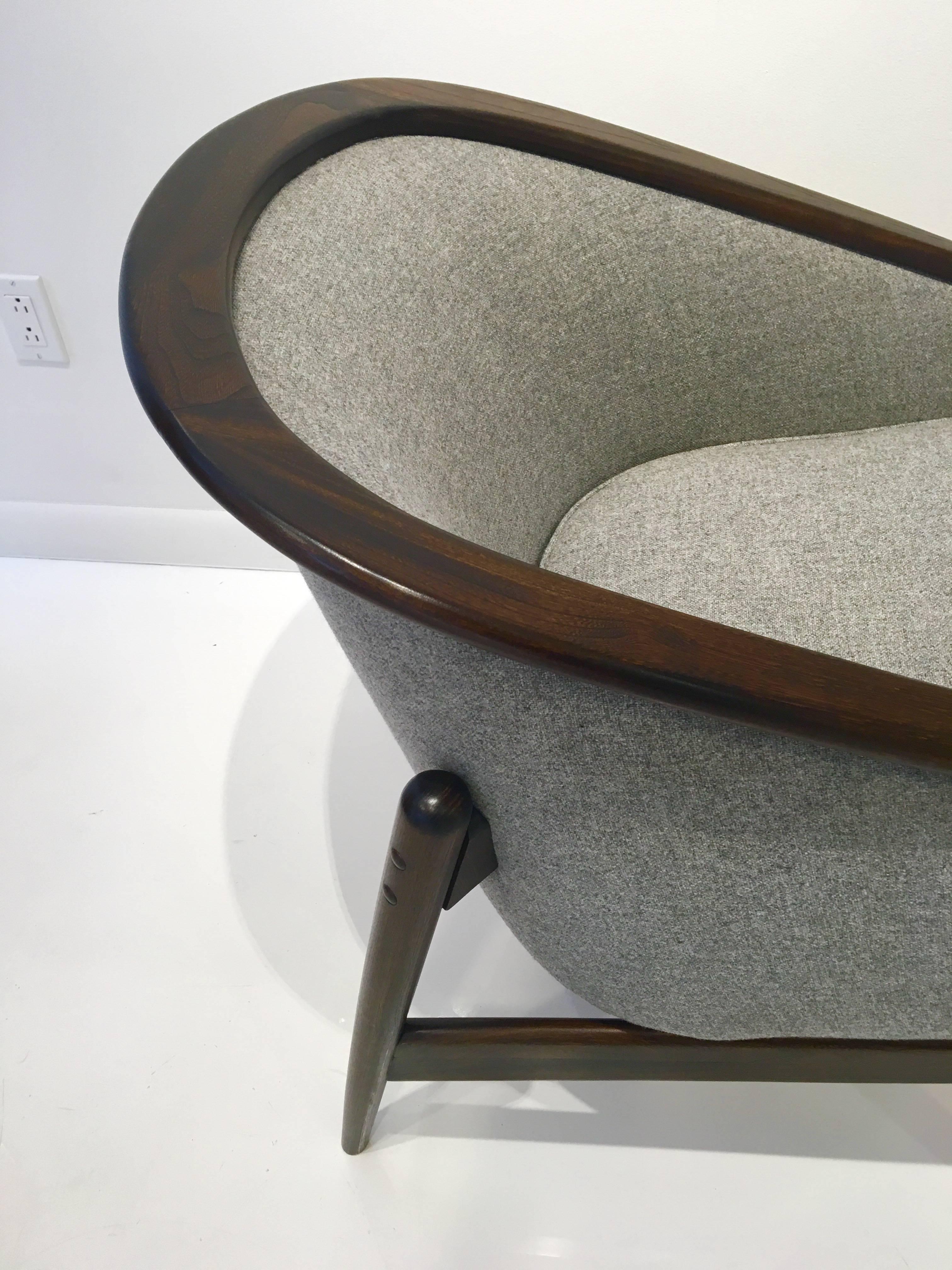 Sculptural Mid-Century Modern American Chair For Sale 2