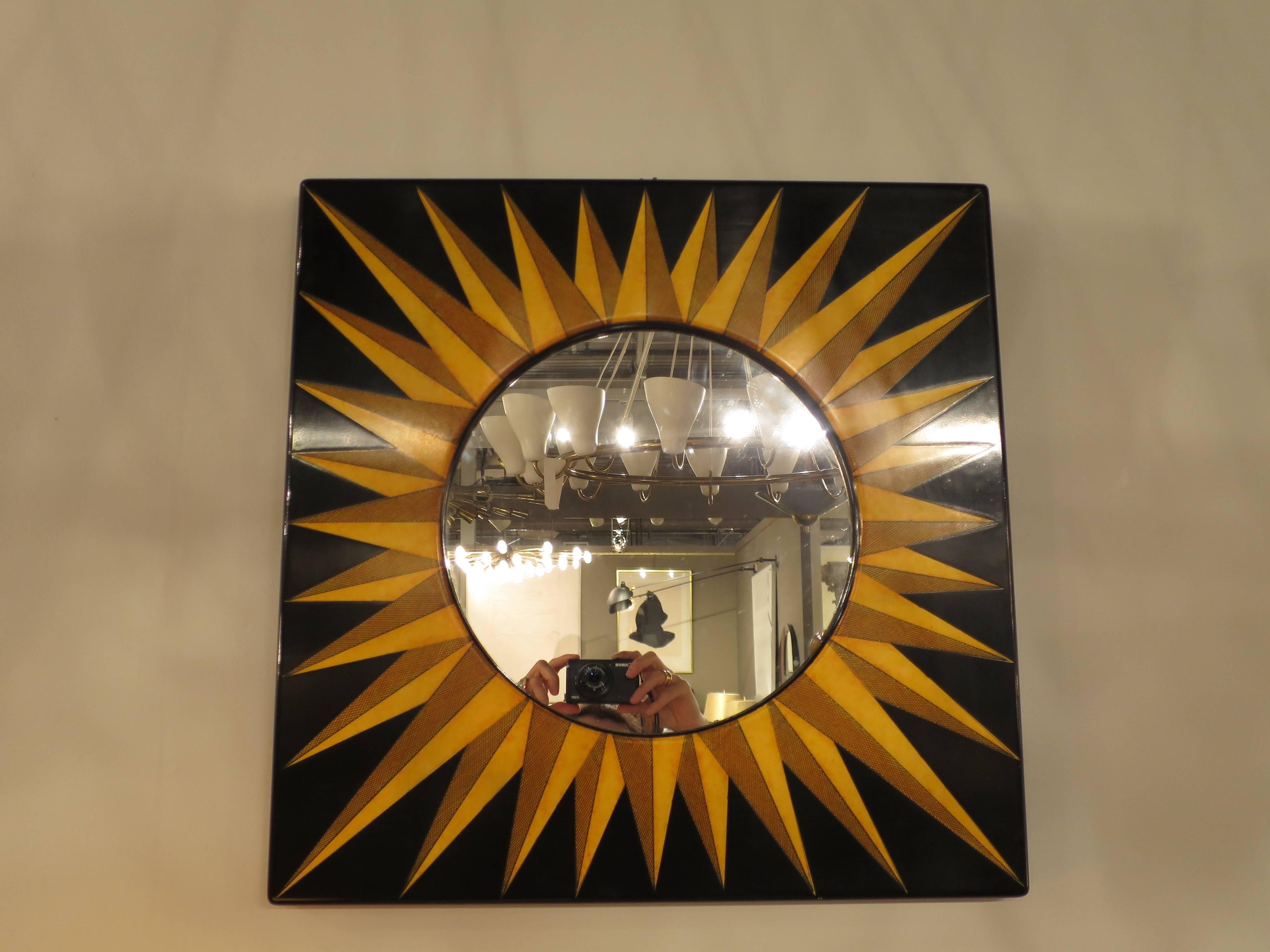 International Style Sunburst Mirror by Fornasetti