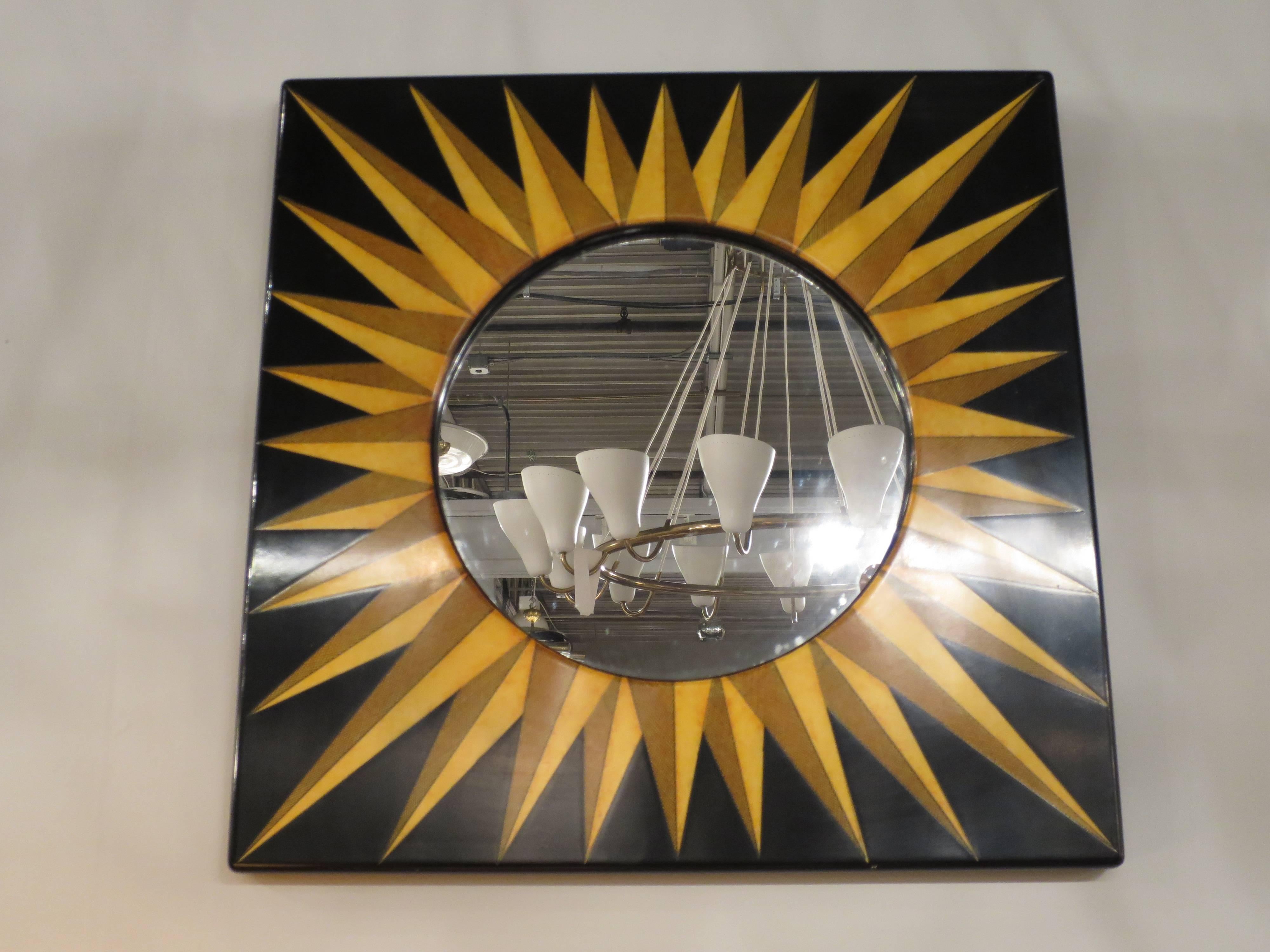 Sunburst Mirror by Fornasetti In Excellent Condition In New York, NY