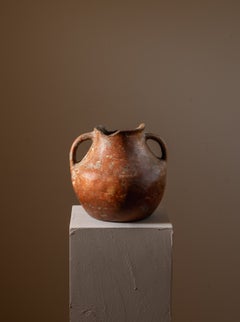 Vaso da conservazione in terracotta del Tafilalt marocchino (Guedira)