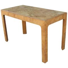 Henredon "Scene Two" Olive Burl Parsons Style Desk