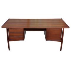 Stunning Arne Vodder Teak Danish Executive Desk