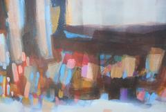 R.L. Bansemer "Frost Flowers" Abstract Oil Painting