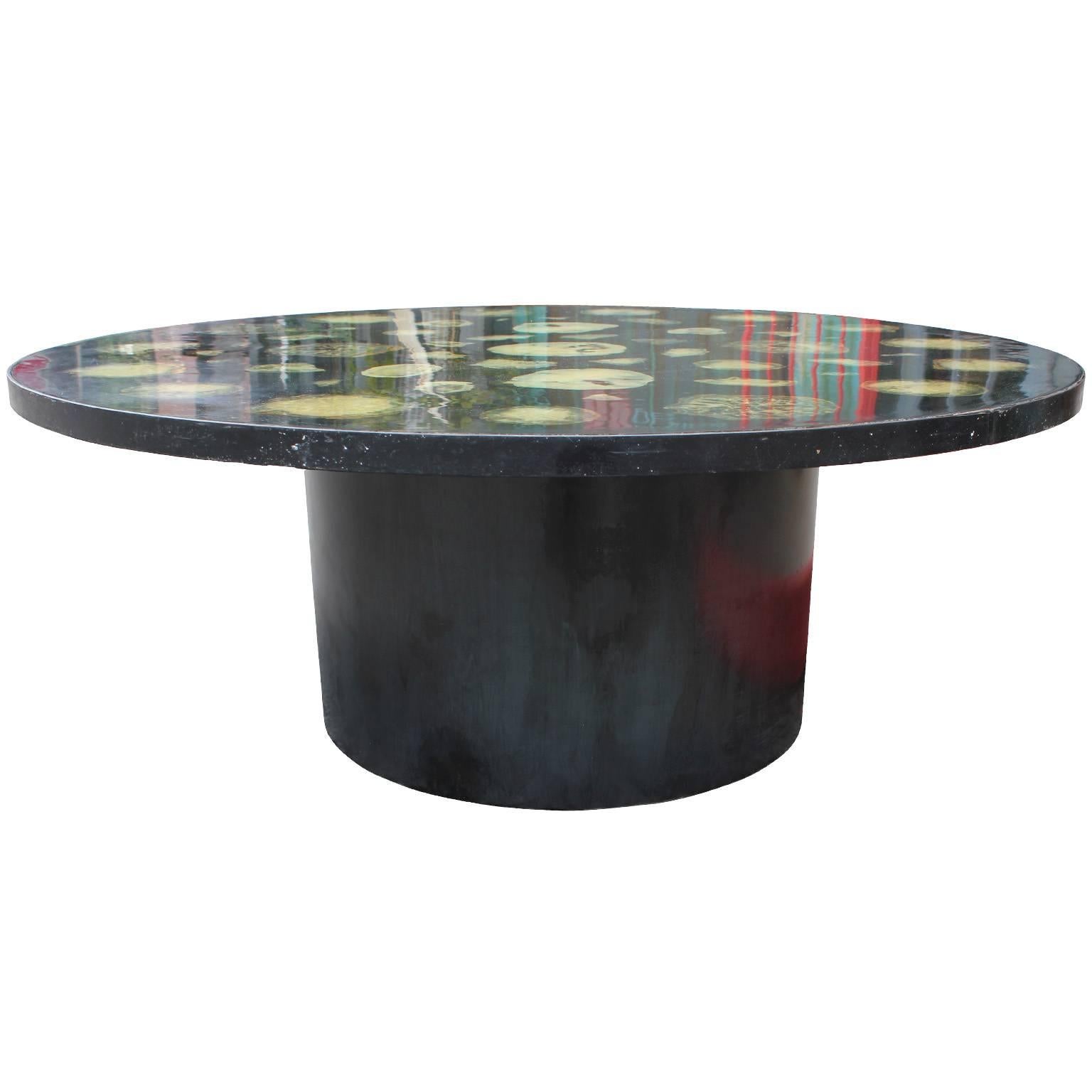 agate resin table