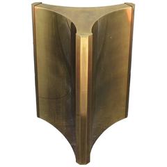 Luxe Mastercraft Brass Pedestal Table Base