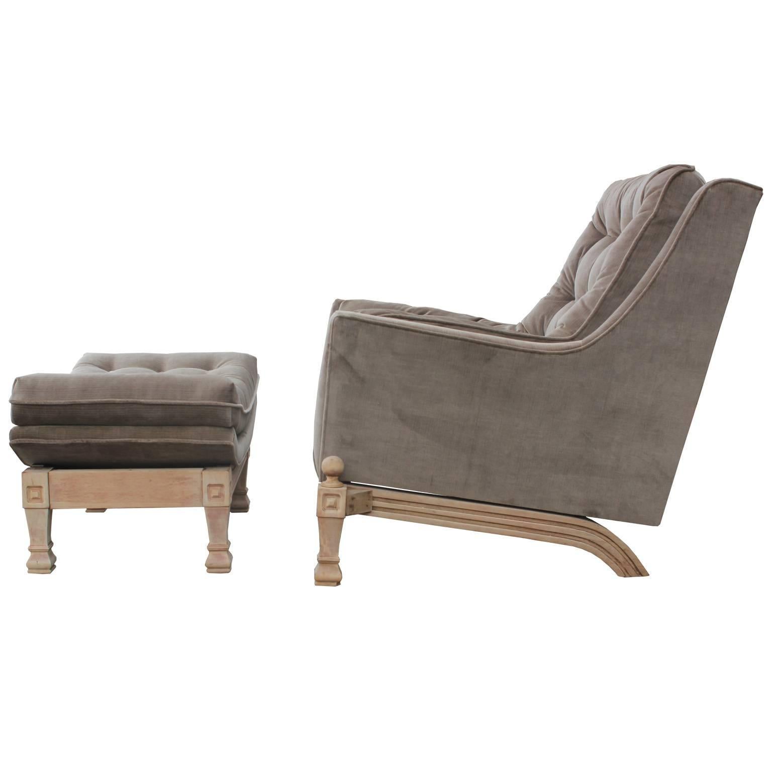 tufted lounge chair